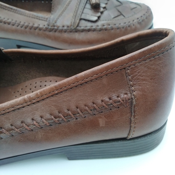 Giorgio Brutini Brown Loafers w/Tassels US 9EE - Picture 8 of 9